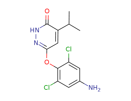 6-(4-amino-2,6-dichlorophenoxy)-4-isopropylpyridazin-3(2H)-one